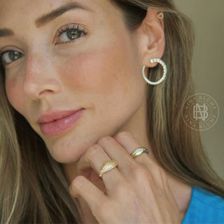 Pave Round Ring