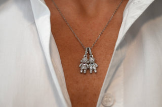 Tiny Heart – Girl Charm with Pink Crystal