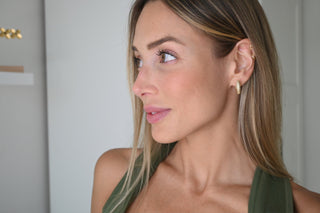 Spring Pave Hoops