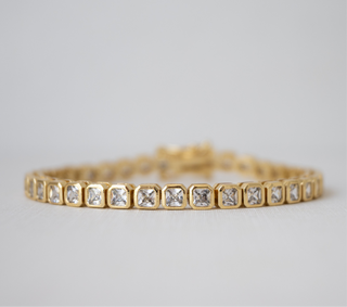 Allure Square Tennis Bracelet