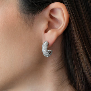 Sparkling Dome Earrings