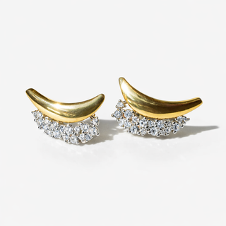 Luminous Gold Ear Cuff Earrings