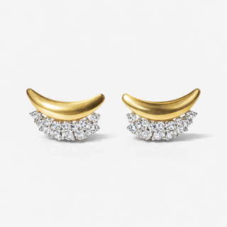 Luminous Gold Ear Cuff Earrings