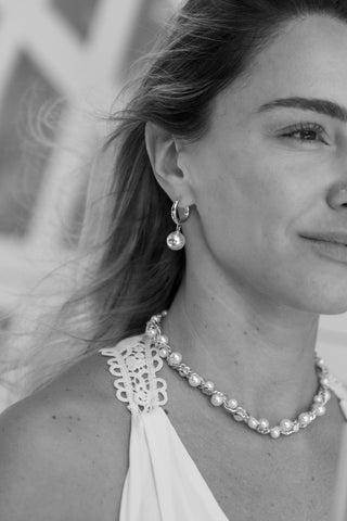 Braided Pearl Necklace
