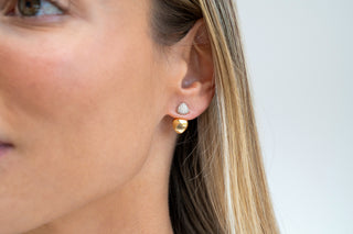 Amore Duo Teardrop Earrings
