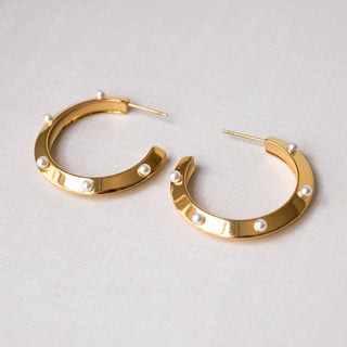 Pearl Hoops