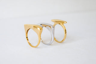 LINEA Sculpted Oval Ring