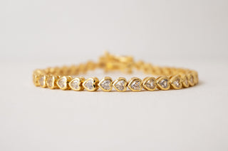 Allure Heart Tennis Bracelet