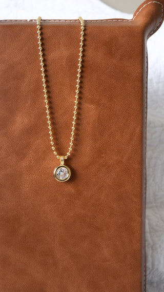 Aurora Bezel Necklace