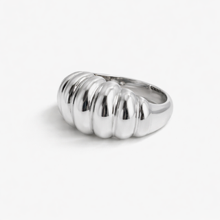 Silver Cloud Pinky Ring