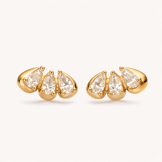 Aura Pear Studs