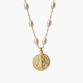 São Bento Pearls Necklace in Gold