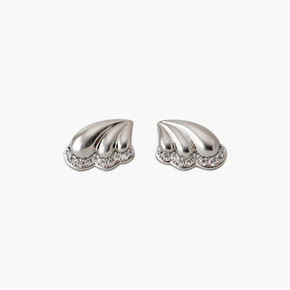Clair Studs - Rhodium