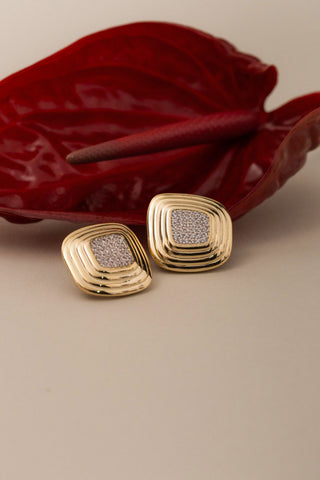 Iconique Square Earrings