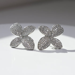 Sparkle Flower Earrings