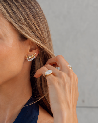 Iconique Oval Pinky Ring