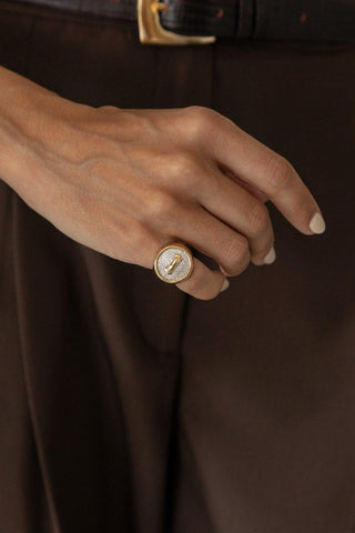 BUTTONED Ring