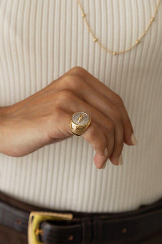 BUTTONED Ring