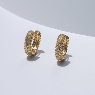 Spring Pave Hoops