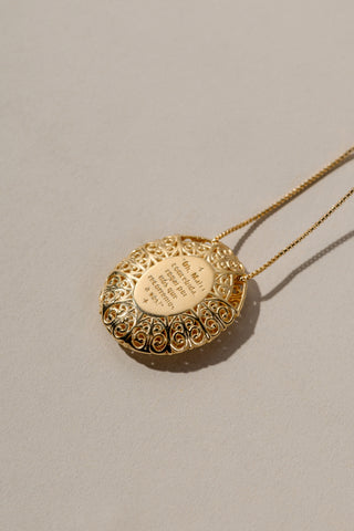 Divine Grace Medallion Necklace
