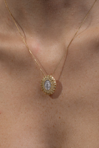 Divine Grace Medallion Necklace
