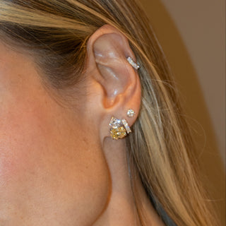 Mini Huggies Moissanite